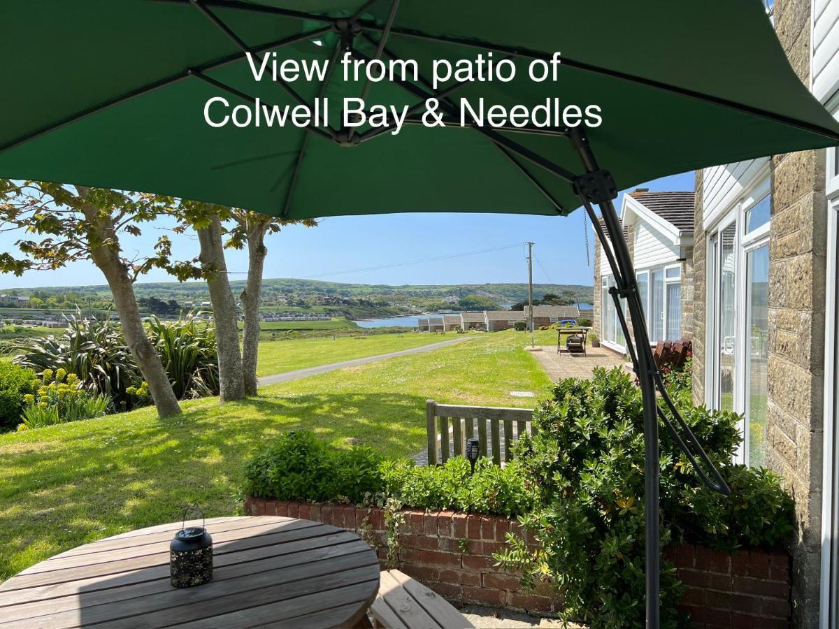 Valley View Self-Catering Coastal Bungalow In Rural West Wight 淡水 外观 照片